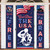 4th of July Decorations Independence Day Patriotic Banner 3 Pcs Home of the Free and Because of the Brave Porch Sign Set for Fourth of July Party Supplies Indoor Outdoor 4th of July Decorations Independence Day Patriotic Banner 3 Pcs Home of the Free and Because of the Brave Porch Sign Set for Fourth of July Party Supplies Indoor Outdoor