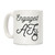 LookHUMAN Engaged AF White 11 Ounce Ceramic Coffee Mug