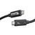 Plugable Thunderbolt 4 Cable [Thunderbolt Certified] 3.3ft USB4 Cable with 100W Charging, Single 8K or Dual 4K Displays, 40Gbps Data Transfer, Compatible with Thunderbolt, USB4, USB-C - Driverless