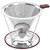 MALIHOO Stainless Steel Pour Over Coffee Cone Filter, Honeycombed Cone Coffee Filter with Removable Stand,Paperless pour over coffee maker,Reusable Pour Over Coffee Filter 1-2 cup