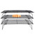 Cooling Rack, Lainrrew 3 Tier Stackable Baking Rack Stainless Steel Wire Cooking Rack for Cooking Roasting Cooling, Collapsible & Foldable, Dishwasher & Oven Safe