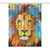 Color Lion Shower Curtain Waterproof Polyester Bath Curtain for Home Bathroom Hotel Decor 55x72Inch?140x183cm?