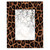 Mardesigns Leopard Print 5x7 Picture Frame, Leopard Photo Picture Frame Display 5x7 or 4x6 Pictures for Wall and Table Vertical or Horizontal Display Photo Frame