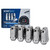 Detroit Axle - 1/2"-20 Chrome Wheel Lug Nuts Replacement for Ford Taurus Flex Lincoln MKS MKT - 10pc Set