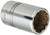 Williams STM-1216 1/2 Drive Shallow Socket, 12 Point, 16mm