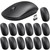 20 Pack Wireless Mouse for Laptop 2.4G Wireless Computer Mouse 1000 DPI Wireless Optical Mouse with USB Receiver Wireless Mouse Bulk Compatible with Windows, PC, Computer, Laptop (Black)