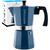 GROSCHE Milano Stovetop Espresso Maker Moka Pot 9 Espresso Cup, 15.2 oz, Blue. Stove top Coffee Maker Moka Italian Espresso greca Coffee Maker Brewer Percolator