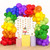 RUBFAC 189pcs Rainbow Balloon Garland Arch Kit, 7 Assorted Colors 5/12/18 Inch Latex Balloons for Birthday Party Baby Shower Wedding Anniversary Decoration