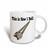 3D Rose Sushi Rice Roll Two Tone Ceramic Mug, Red