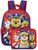 Ruz Paw Patrol Boys 16 Inch Backpack With Removable Matching Lunch Box Set (Blue-Red)