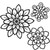 3 Pieces Metal Flowers Wall Decor, Rustic Wall Art Decoration Farmhouse Wall Decorations Multiple Floral Hanging Decor for Bathroom Living Room Home Office Garden Kitchen (Black, Modern Style) 3 Pieces Metal Flowers Wall Decor, Rustic Wall Art Decoration Farmhouse Wall Decorations Multiple Floral Hanging Decor for Bathroom Living Room Home Office Garden Kitchen (Black, Modern Style)