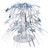 Creative Converting Stars Mini Cascade Table Centerpiece, 8.5", Silver , Blue
