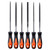 VANQUISH 3828 Needle File Set, 6-Piece, Includes Flat, Flat Taper, Square, Triangular, Round, and Half-Round File