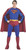 Rubie's Supreme Edition Muscle Chest Superman, Blue/Red, X-Large Costume