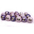 Sharvgun Purple & White Ceramic Knobs Door Knobs Door Handles Knobs for Dresser Drawers Knobs for Kitchen Cabinet Knobs and Pulls Knobs for Cabinets Knobs for Dresser Knobs for Drawer Set of 10