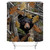 Fangkun Shower Curtain Art Bathroom Decor Set - Black Bear in The Forest Pattern Polyester Fabric Bath Curtains - 12 Shower Hooks - 72 x 72 inches