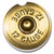 CounterArt Absorbent Stoneware Car Coaster, Shotgun Shell, Set of 2