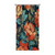 36x72 Inch Shower Curtains Chinoiserie Red Peony Floral Waterproof Fabric Shower Curtain Polyester Fabric with Hooks, Bathroom Curtain Decor, Shower Curtain Sets Machine Washable