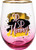 Spoontiques Sip Sip Hooray Stemless Glass