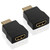 NEWCARE HDMI Surge Protector, Mini Portable HDMI 1.4 Protector for ESD and Surge Protection, Support HDCP (2, Black)