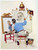 Norman Rockwell Triple Self Portrait - Canvas or Print Wall Art