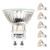 DiCUNO GU10 LED Bulbs 5W Warm White 3000K, 500lm, 120 Degree Beam Angle, Spotlight, 50W Halogen Bulbs Equivalent, Non-dimmable MR16 LED Light Bulbs, 6-Pack