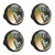 4pcs Cabinet Door Knobs Piano Keys Black White Pulls Handles Cupboard Handles Drawer Wardrobe