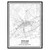 TANOKCRS Newark Delaware USA America Map Wall Art Canvas Print Poster Artwork Unframed Modern Black and White Map Souvenir Gift Home Decor
