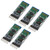 MELIFE 5pcs HC-05 Wireless Bluetooth RF Transceiver Master Slave Integrated Bluetooth Module 6 Pin Wireless Serial Port Communication BT Module