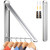 ZMYCJ Clothes Drying Rack Retractable Clothes Rack Laundry Room Organization and Storage Wall Mounted Folding Drying Rack Clothes Hanger for Drying Clothes Laundry Hanging Rack Indoor