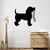 Vinyl Wall Decal Silhouette Dog Puppy Pet Home Animal Stickers Large Decor (2771ig) Black