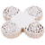 NUOBESTY 50pcs Chocolate Paper Candy Cups Baking Cups Truffle Wrappers Liners Cups Small Flared Paper Baking Cups Perfect for Muffins, Cupcakes or Mini Snacks