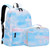 Lohol Galaxy School Backpack with Lunch Box, Lightweight BookBag Set for Girls Boys Kids ?Lightblue?