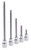 Genius Tools 3/8" Dr. 1/8" Hex Bit Socket, 180mmL - 308+3708