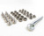 Boat Canvas Snap Cap & Socket, 3/8" All Stainless Steel Screw Stud & Setting Tool Kit, 32 Pc.