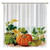 ArogGeld Halloween Pumpkin with Leaf Shower Curtain Happy Halloween Shower Curtains Bathroom Curtains Durable Polyester Fabric Holiday Shower Curtain for Bathroom 72x72 Inches Set with 12 Hooks