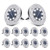 Yooumoga 12 Pack Solar Ground Lights,8 LED Waterproof In-Ground Lights Solar Garden Lights Patio Disk Lights Outdoor Landscape Lighting for Lawn, Patio, Pathway, Yard, Deck, Driveway,Walkway (White) Yooumoga 12 Pack Solar Ground Lights,8 LED Waterproof In-Ground Lights Solar Garden Lights Patio Disk Lights Outdoor Landscape Lighting for Lawn, Patio, Pathway, Yard, Deck, Driveway,Walkway (White)