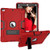 iPad 6th Generation Case, iPad 2017/2018 Case, iPad 9.7 Inch Case,LLcase Heavy Duty Hybrid Shockproof Rugged Drop Protection Cover Built with Kickstand for New iPad A1893/A1954/A1822/A1823,Red