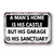 A Mans Home is His Castle, but His Garage is His Sanctuary Funny Vintage Metal Sign,Garage Man Cave Wall Decor 12" x 8"