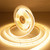 Pandery COB LED Strip Light, 2700K Warm White, 16.4ft CRI 90+ Dimmable DC12V 480LEDs/m Bright LED Tape Lights, LED Ribbon for Home, Kitchen, Under Cabinet, Bedroom. (No Power Supply and Remote)