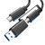 USB 4 Thunderbolt Cable, 3.3ft Thunderbolt 4 Cord Compatible with USB-C Wire Supports 100w PD and 40Gbps Data Transfer. 8K USB4 Cord Suitable for Type-C MacBook, External SSD, Thunderbolt Docks, eGPU
