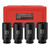 Mayouko 4PCS 1/2" Drive Deep Axle Nut Impact Socket Set, CR-MO, 12 Point Design, Metric, 30,32,34,36mm, 1/2 Inch Extra Deep Impact Socket