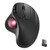 Wireless Trackball Mouse, Rechargeable Ergonomic Mouse, Easy Thumb Control, Precise & Smooth Tracking, 3 Device Connection (Bluetooth or USB), Compatible for PC, Laptop, iPad, Mac, Windows, Android