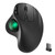 Wireless Trackball Mouse, Rechargeable Ergonomic Mouse, Easy Thumb Control, Precise & Smooth Tracking, 3 Device Connection (Bluetooth or USB), Compatible for PC, Laptop, iPad, Mac, Windows, Android