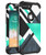 iPhone 7 Plus Case,iPhone 8 Plus Case,OBBCase [Heavy Duty] Three Layers Rugged Armor Shockproof Soft Silicone Anti-Fingerprint Hard PC Hybrid Protective Case for iPhone 7 Plus/8 Plus, Marble Black