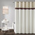 Lush Decor Terra Embroidery Shower Curtain, 72" x 72", Neutral