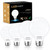 Bathroom G25 LED Vanity Light Bulb 3000K Soft White, Cotanic Globe Light Bulbs, E26 Standard Base, 5W, 60 Watt Equivalent Incandescent Replacement, 500LM, Non-Dimmable, 4-Pack