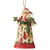 Enesco Jim Shore Heartwood Creek Santa with Cardinals Hanging Ornament, 4.625 Inch, Multicolor
