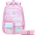 BIBDOO Backpack for Girls, Kids School Bags for Kindergarten and Elementary, Kawaii Bunny Bookbags with Pencil Case