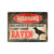 RNIIOPX Retro Raven Metal Tin Sign,Warning This Property is Protected by a Highly Trained Raven,Funny Aluminum Outdoor Warning Sign,for Home Bar Vintage Wall Art Decor-12x16inch Tin Sign